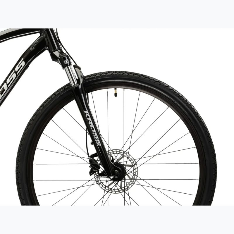 Велосипед кросовий KROSS Evado 4.0 чорний/срібний 6
