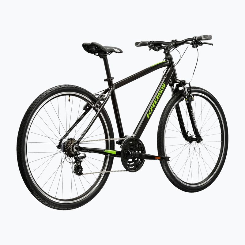 Велосипед кросовий KROSS Evado 2.0 чорний/зелений/глянець 3