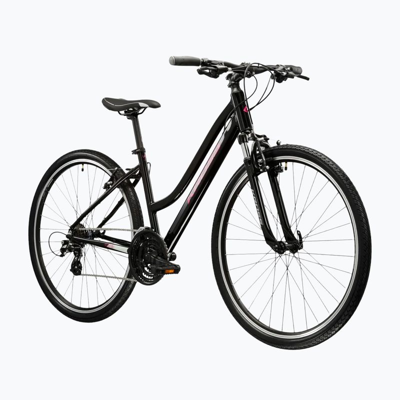 Велосипед кросовий жіночий KROSS Evado 2.0 W чорний/рожевий/глянець 2