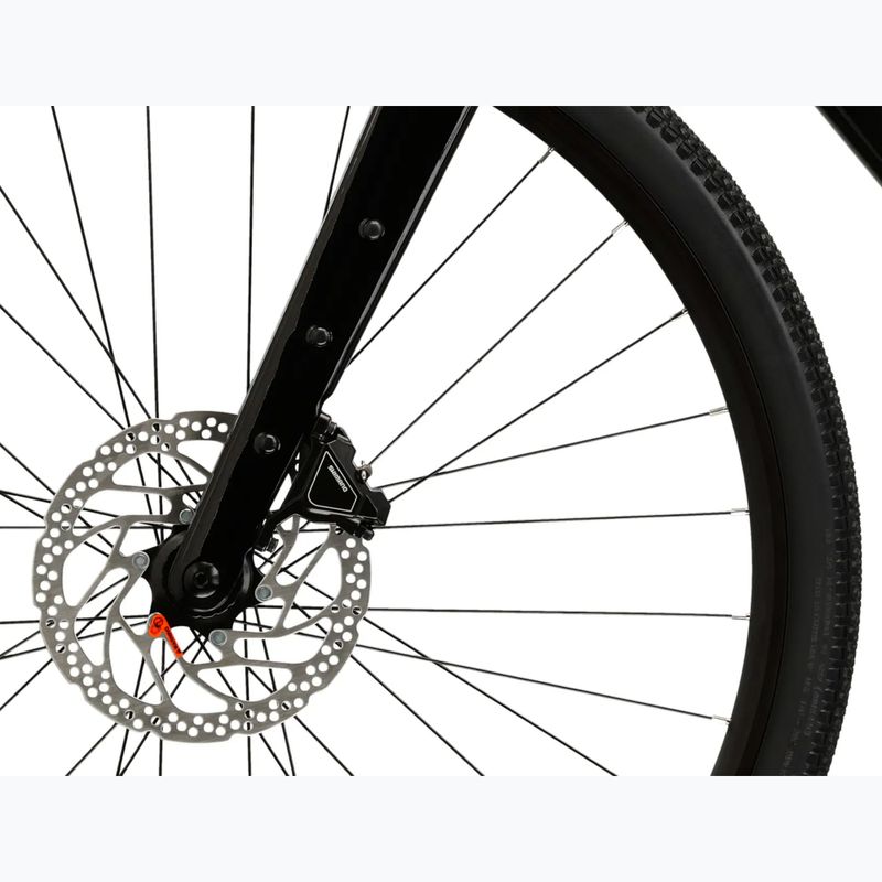 Велосипед гравійний KROSS Esker FL чорний/зелений/глянцевий 8