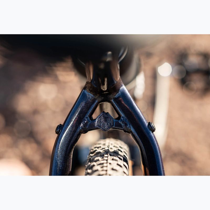 Велосипед гравійний KROSS Esker 2.0 синій/сірий/глянцевий 22