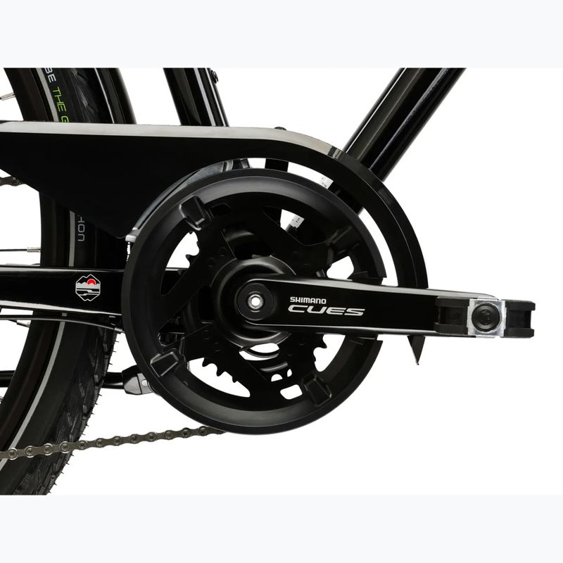 Велосипед трекінговий чоловічий KROSS Trans 7.0 чорний/срібний/глянцевий 10