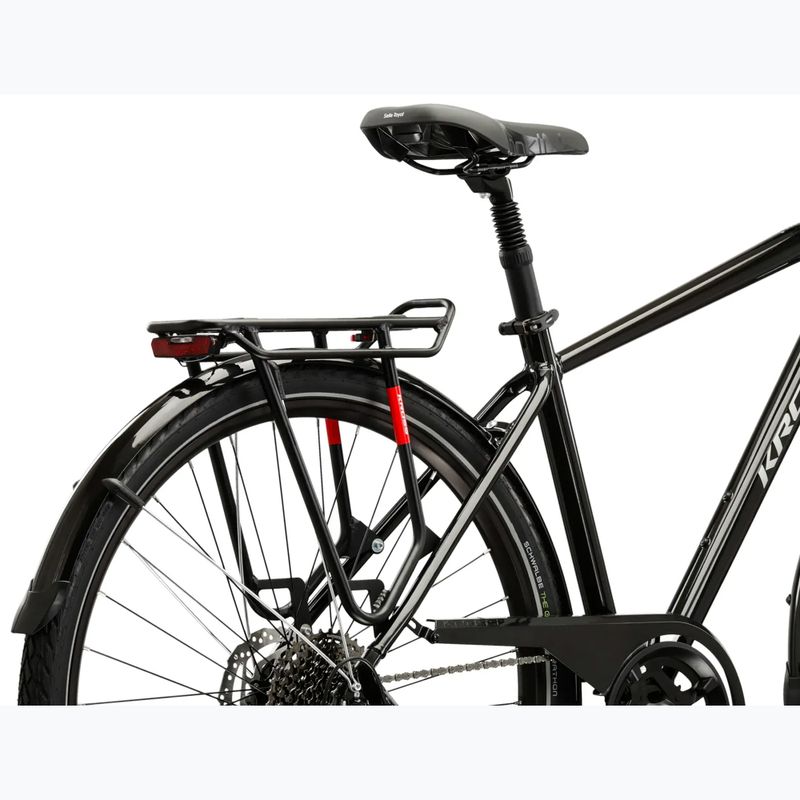 Велосипед трекінговий чоловічий KROSS Trans 7.0 чорний/срібний/глянцевий 11