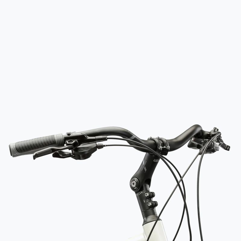 Велосипед трекінговий чоловічий KROSS Trans 5.0 сірий/синій/глянцевий 4