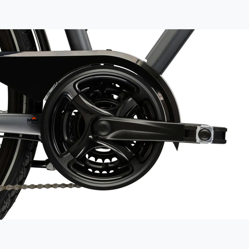 Велосипед трекінговий чоловічий KROSS Trans 4.0 сірий/чорний/матовий 10