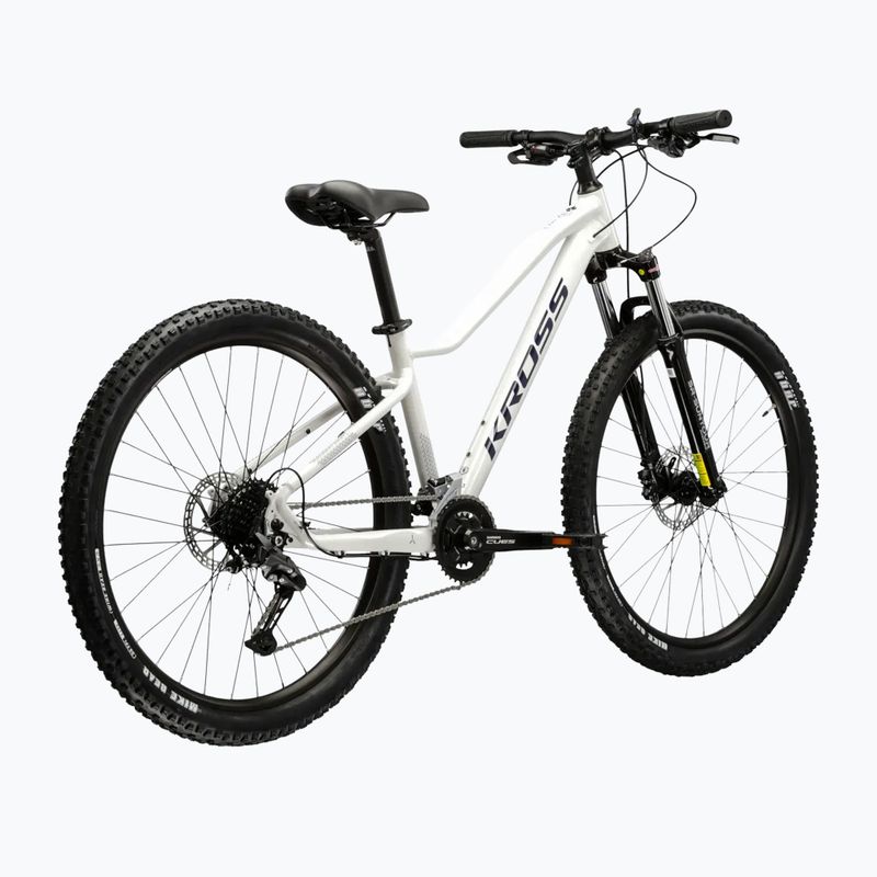 Велосипед гірський жіночий KROSS Lea 5.0 29" сірий/синій/глянцевий 3