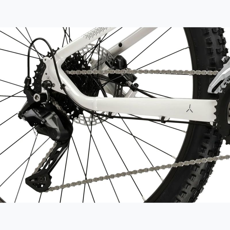 Велосипед гірський жіночий KROSS Lea 5.0 27,5" сірий/синій/глянцевий 8