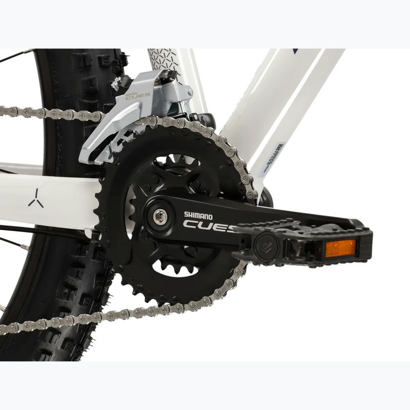 Велосипед гірський жіночий KROSS Lea 5.0 27,5" сірий/синій/глянцевий 9