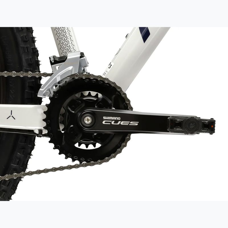 Велосипед гірський жіночий KROSS Lea 5.0 27,5" сірий/синій/глянцевий 10