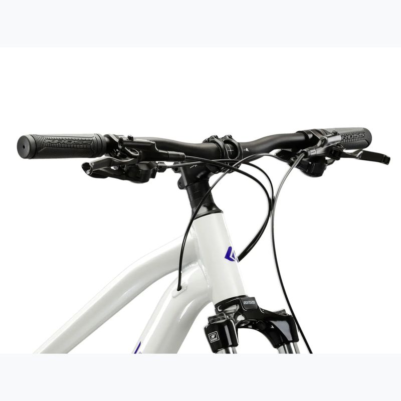 Велосипед гірський жіночий KROSS Lea 4.0 W 27.5 перловий/фіолетовий/глянець 4