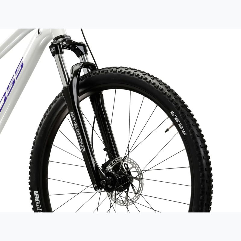 Велосипед гірський жіночий KROSS Lea 4.0 W 27.5 перловий/фіолетовий/глянець 5