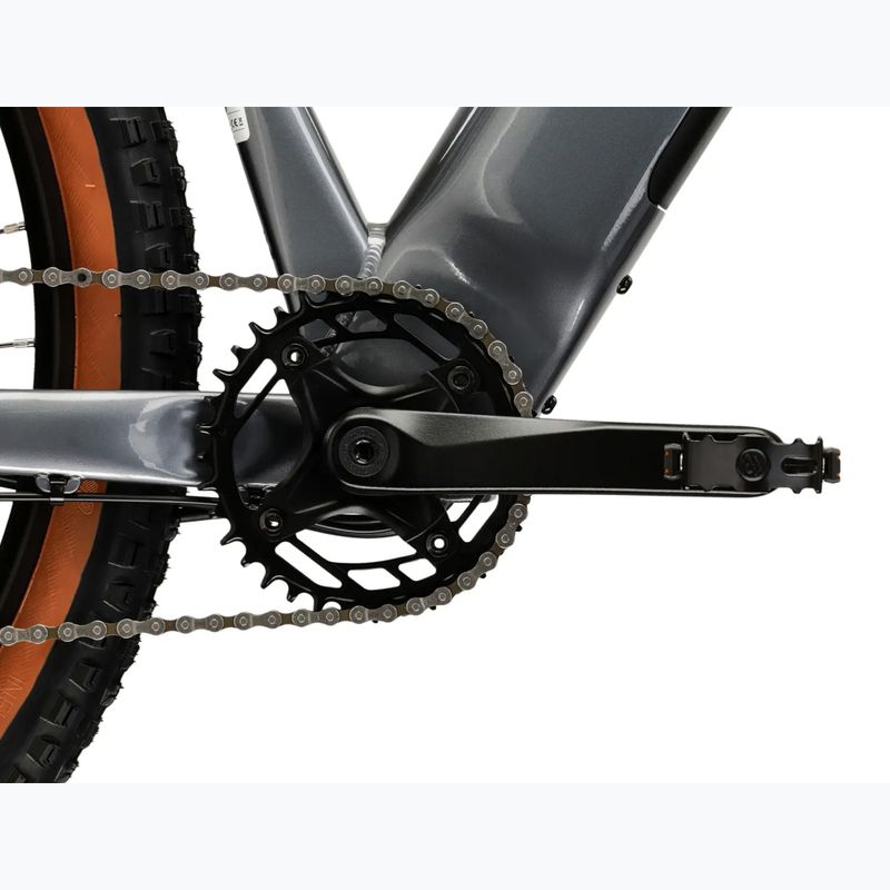 Велосипед електричний KROSS Hexagon Boost 1.0 522Wh сірий/сірий/глянцевий 10