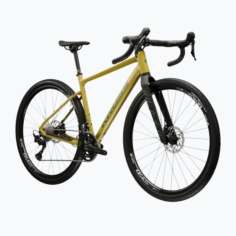 Велосипед гравійний KROSS Esker 6.0 коричневий/зелений/матовий 2