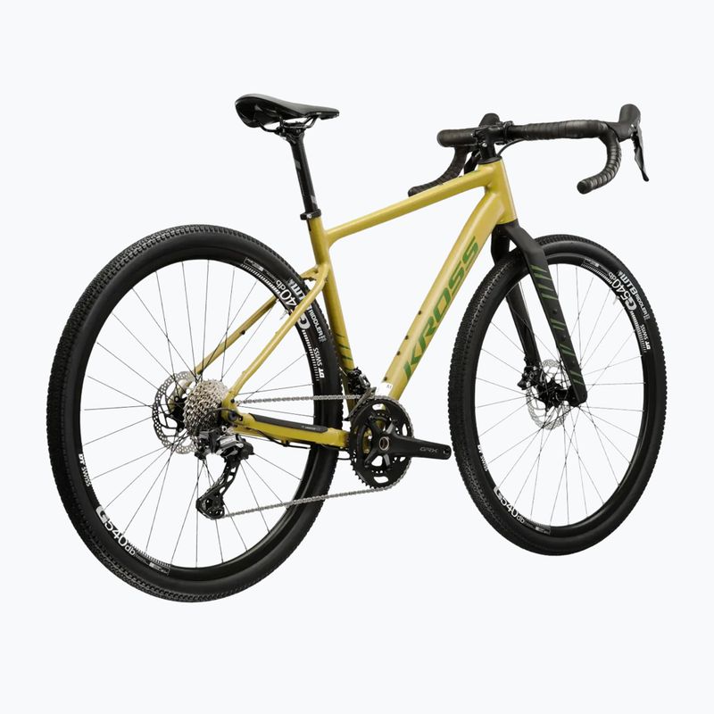 Велосипед гравійний KROSS Esker 6.0 коричневий/зелений/матовий 3