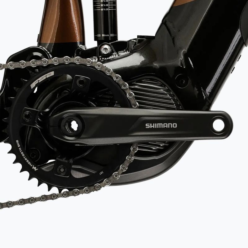 Велосипед електричний чоловічий KROSS Grist Boost 3.0 el. 630 Wh коричневий/чорний/глянець 10