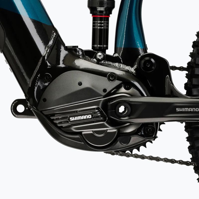 Велосипед електричний KROSS Grist Boost 2.0 el. 630 Wh бірюзовий/чорний/глянець 12