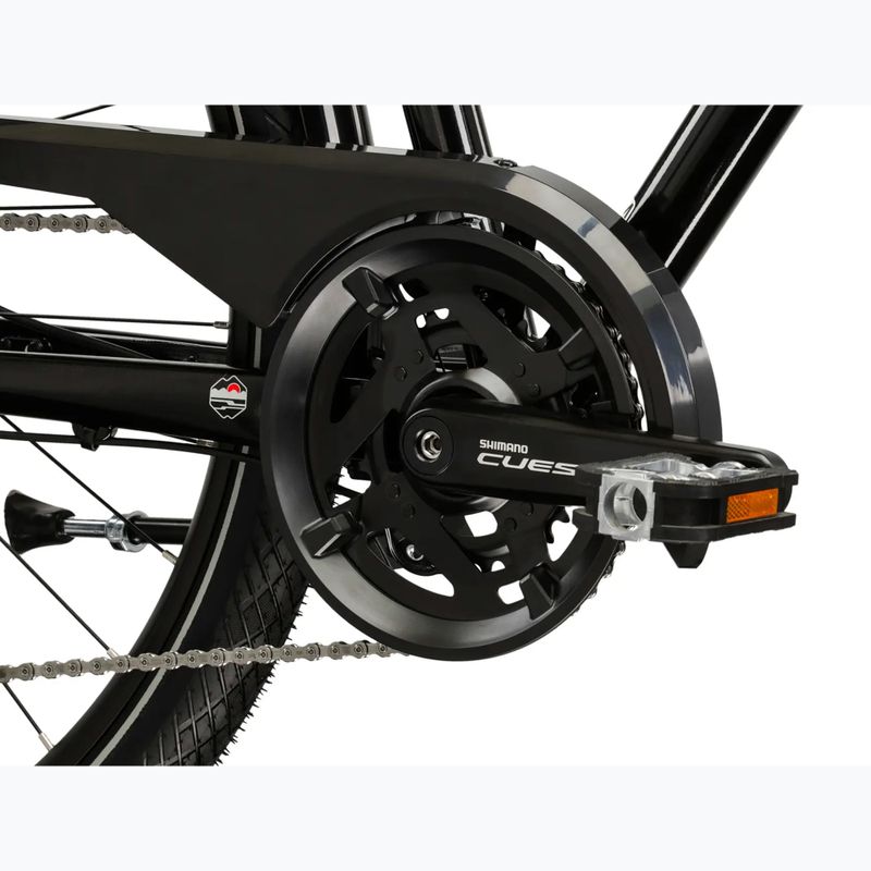 Велосипед трекінговий чоловічий KROSS Trans 7.0 чорний/срібний/глянцевий 8