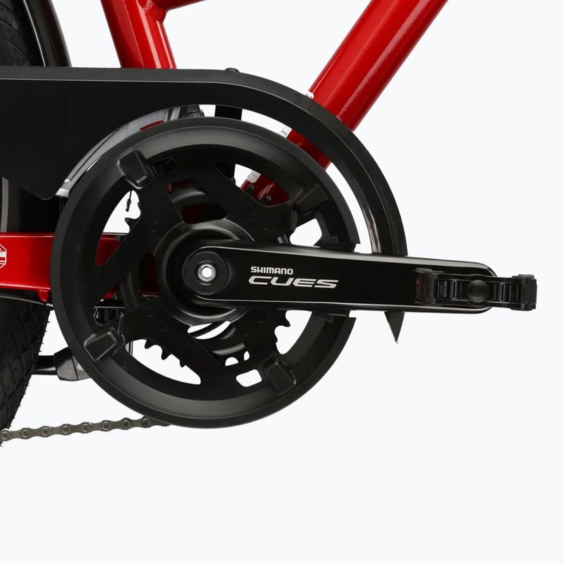 Велосипед трекінговий жіночий KROSS Trans 5.0 W червоний/срібний/глянцевий 10