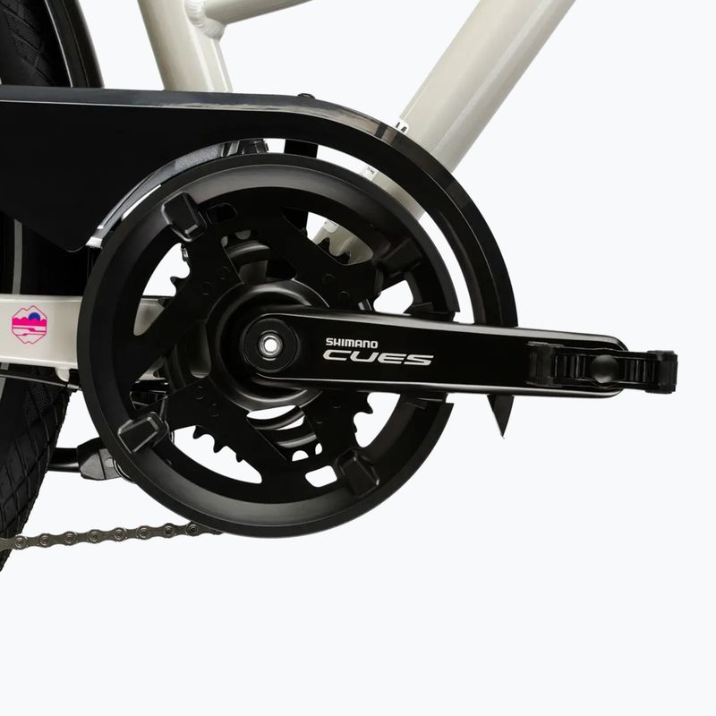 Велосипед трекінговий жіночий KROSS Trans 5.0 W сірий/рожевий/глянцевий 10