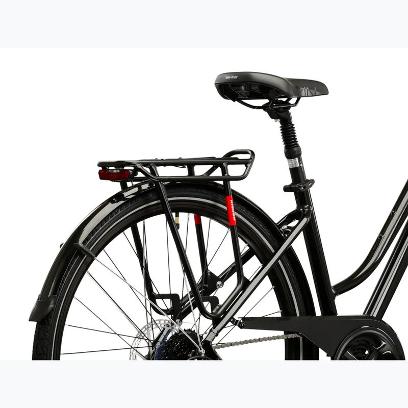 Велосипед трекінговий жіночий KROSS Trans 4.0 W чорний/срібний/глянцевий 11