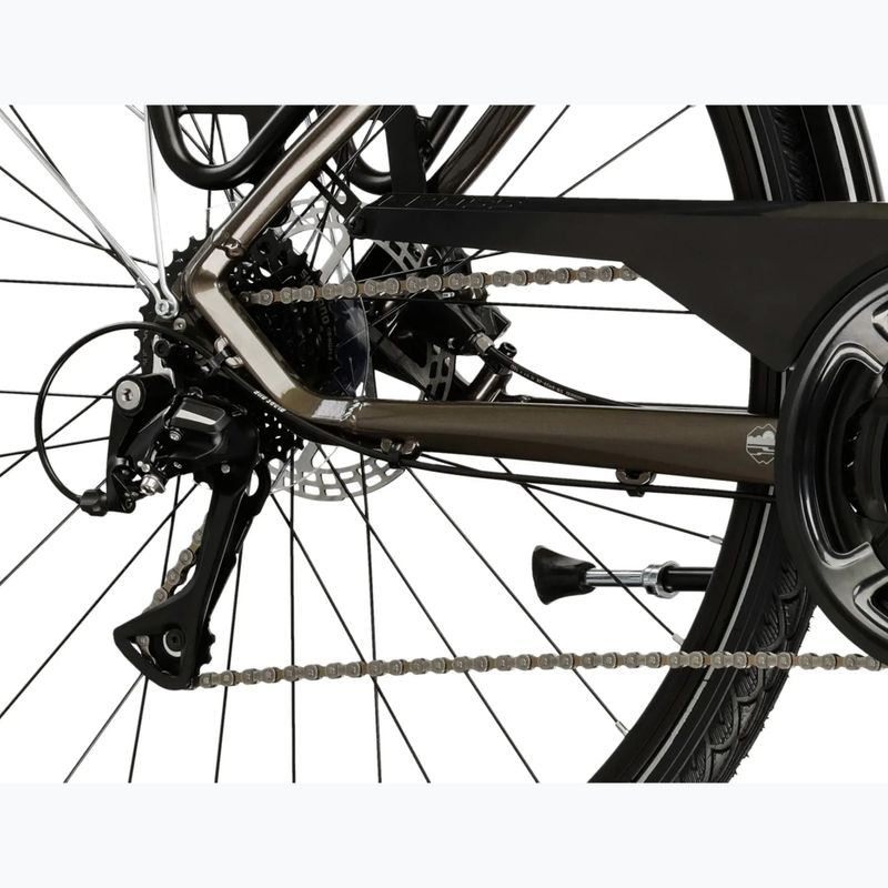 Велосипед трекінговий KROSS Trans 4.0 коричневий/срібний/глянцевий 7