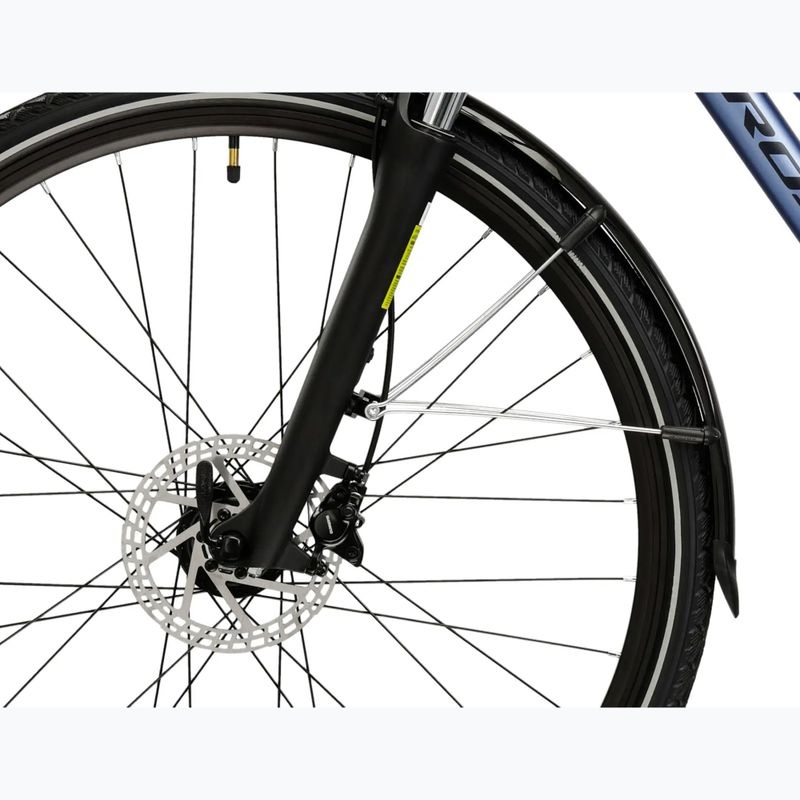 Велосипед трекінговий жіночий KROSS Trans 4.0 W блакитний/чорний/матовий 7