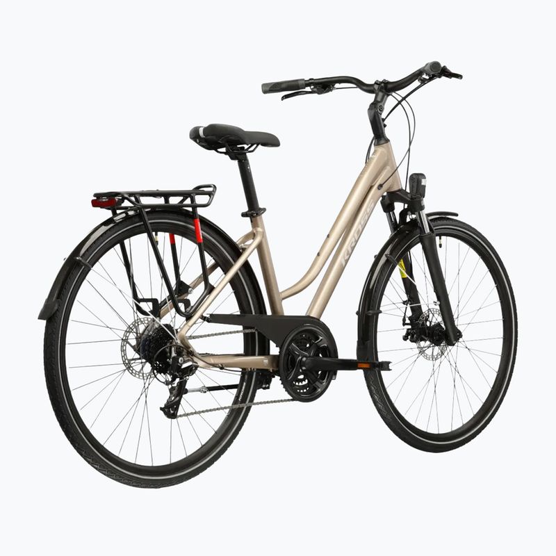 Велосипед трекінговий жіночий KROSS Trans 3.0 W коричневий/срібний/матовий 3
