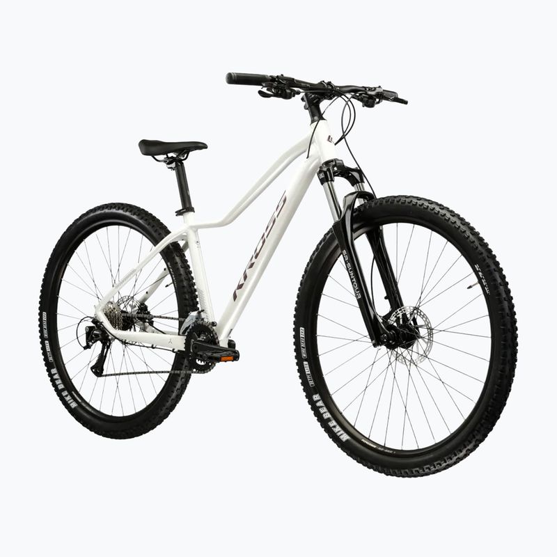 Велосипед гірський жіночий KROSS Lea 4.0 W 29 білий/фіолетовий/глянець 2