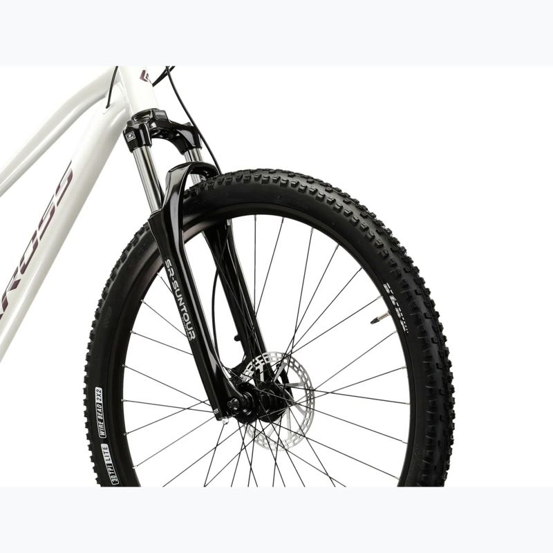 Велосипед гірський жіночий KROSS Lea 4.0 W 29 білий/фіолетовий/глянець 5