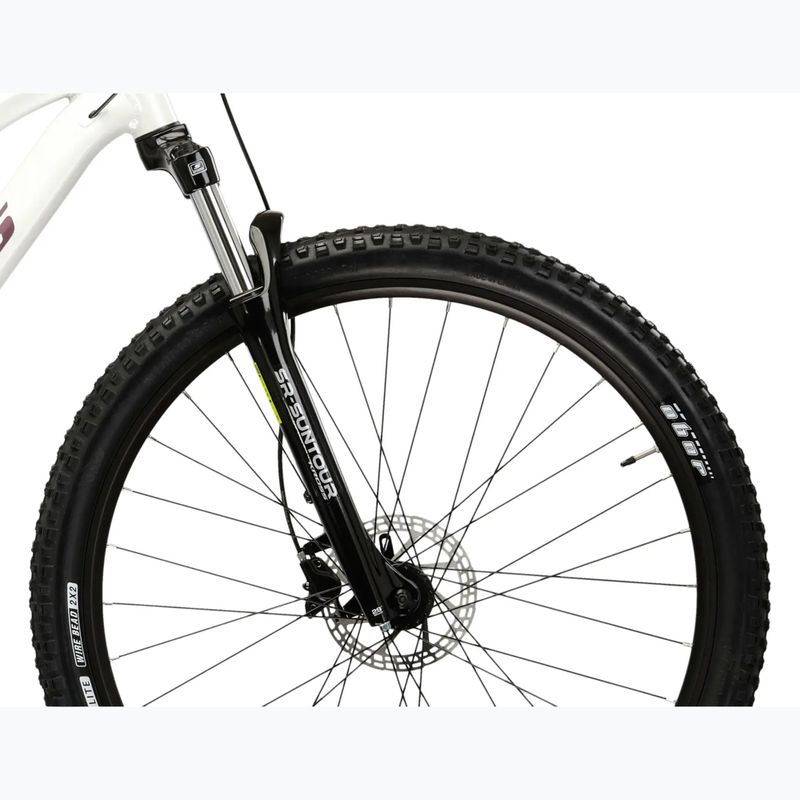 Велосипед гірський жіночий KROSS Lea 4.0 W 29 білий/фіолетовий/глянець 6