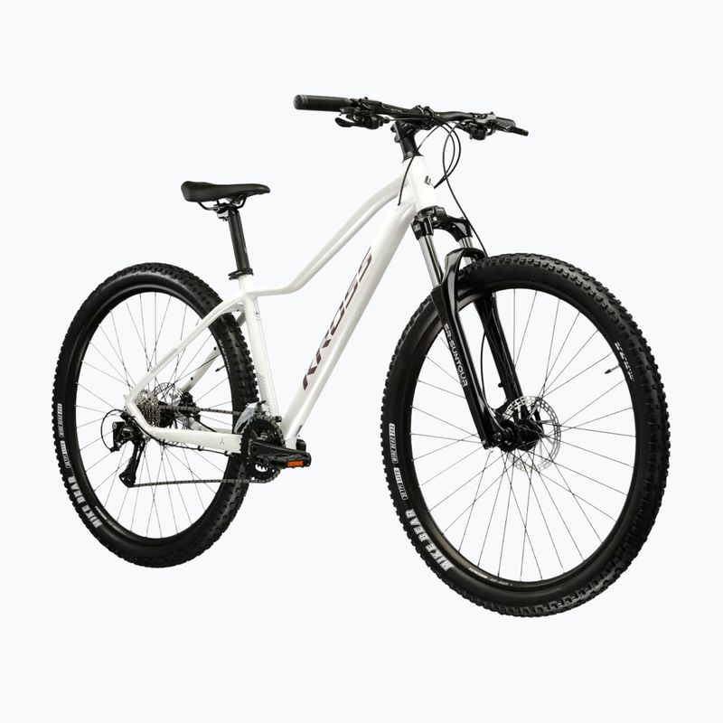 Велосипед гірський жіночий KROSS Lea 4.0 W 27.5 білий/фіолетовий/глянець 2