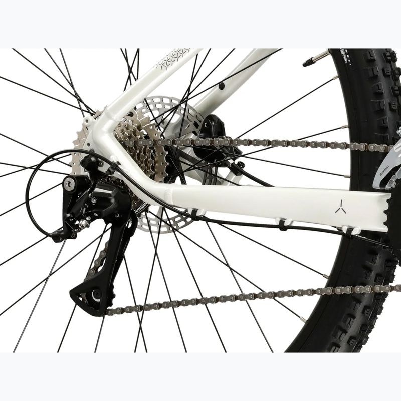 Велосипед гірський жіночий KROSS Lea 4.0 W 27.5 білий/фіолетовий/глянець 8