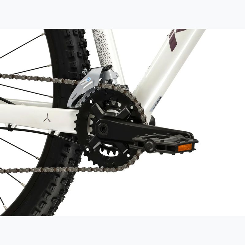 Велосипед гірський жіночий KROSS Lea 4.0 W 27.5 білий/фіолетовий/глянець 9
