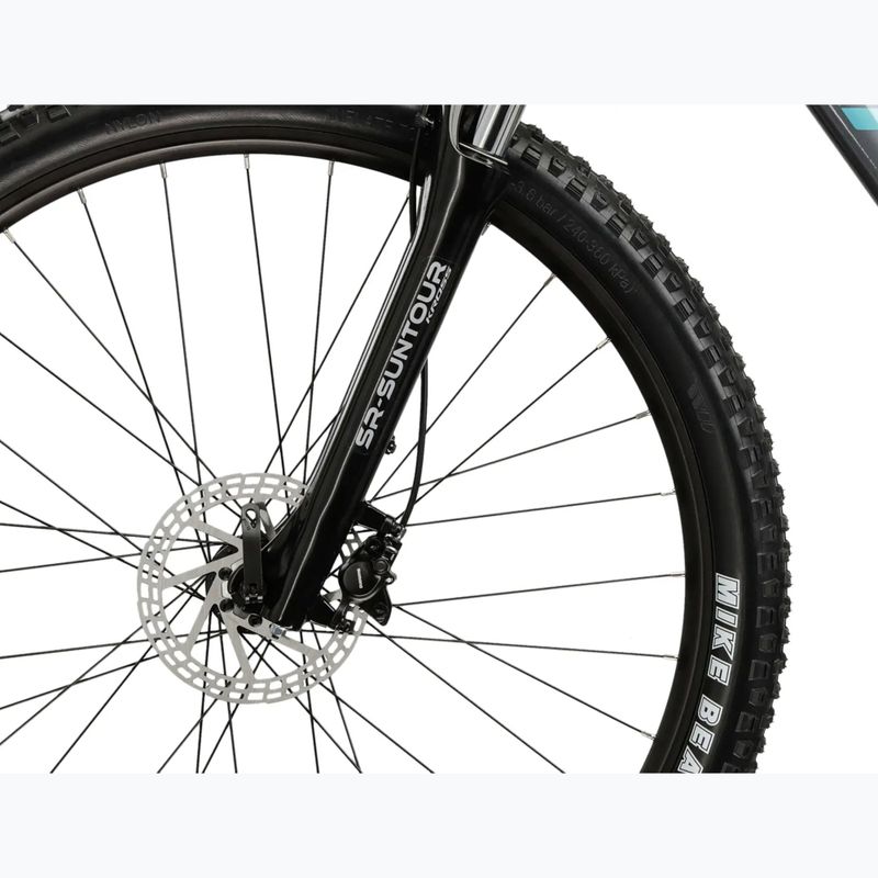 Велосипед гірський жіночий KROSS Lea 4.0 W 27.5 сірий/бірюзовий/глянець 7