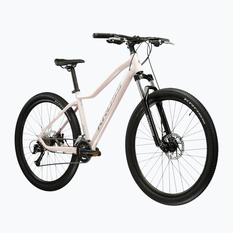 Велосипед гірський жіночий KROSS Lea 3.0 W 27.5 рожевий/сірий/глянець 2