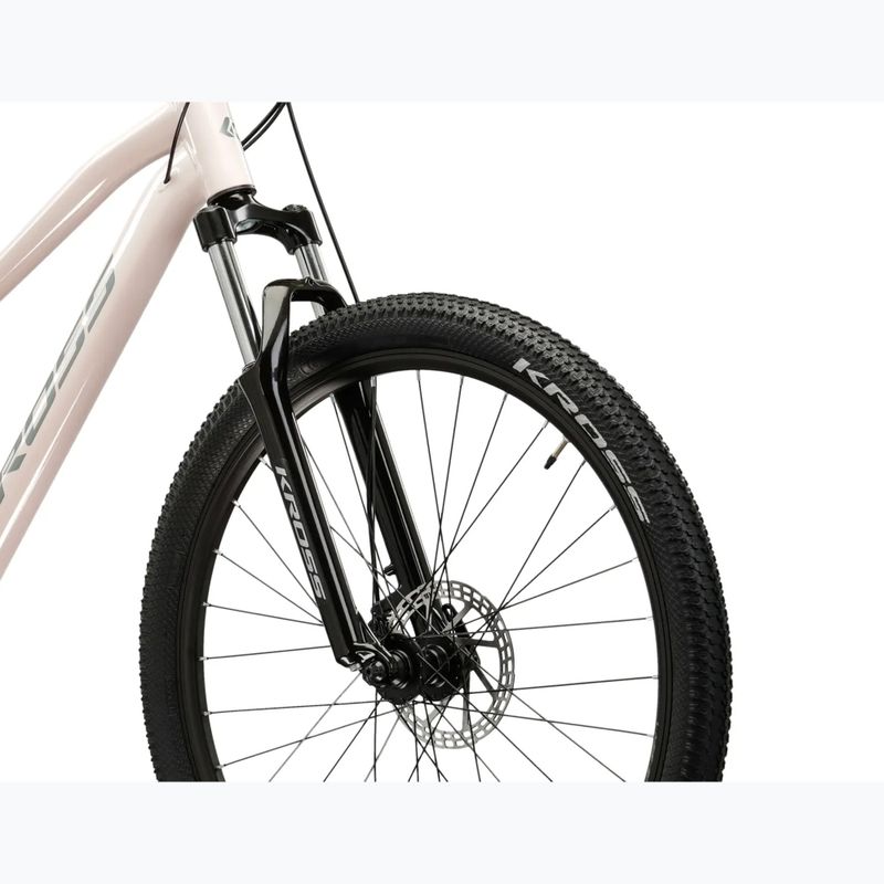 Велосипед гірський жіночий KROSS Lea 3.0 W 27.5 рожевий/сірий/глянець 5