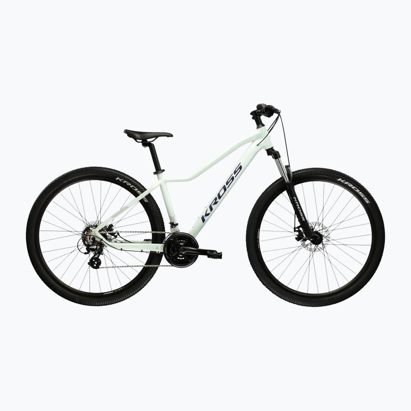 Велосипед гірський жіночий KROSS Lea 2.0 W 27.5 м'ятний/фіолетовий/матовий