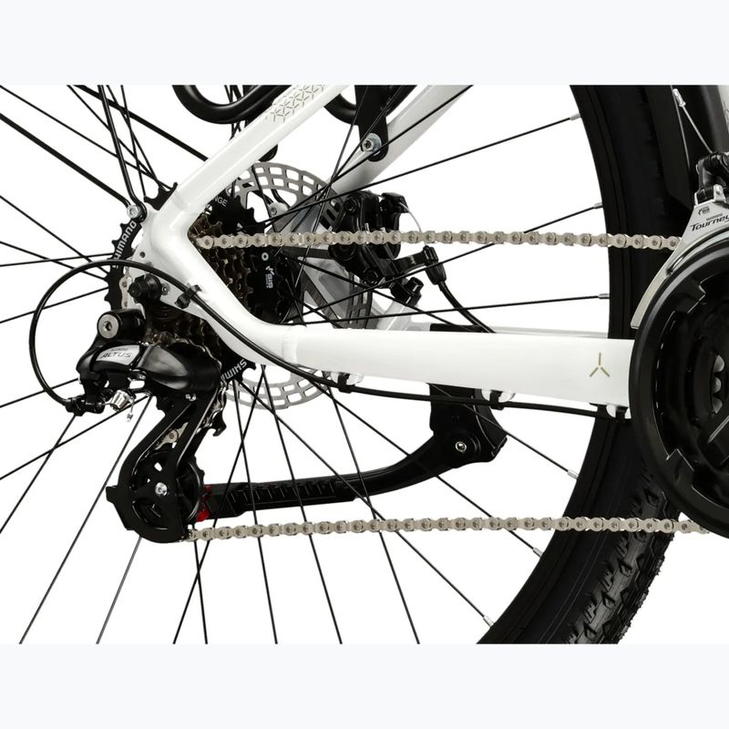 Велосипед гірський жіночий KROSS Lea 2.0 Eq W 27.5 білий/золотий/глянцевий 7