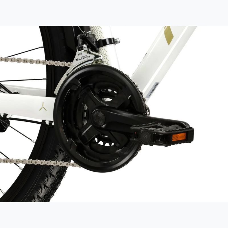 Велосипед гірський жіночий KROSS Lea 2.0 Eq W 27.5 білий/золотий/глянцевий 8