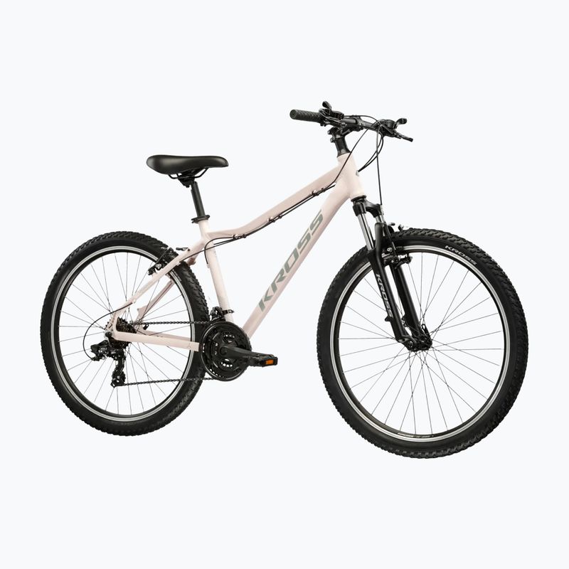 Велосипед гірський жіночий KROSS Lea 1.0 рожевий/сірий/матовий 2
