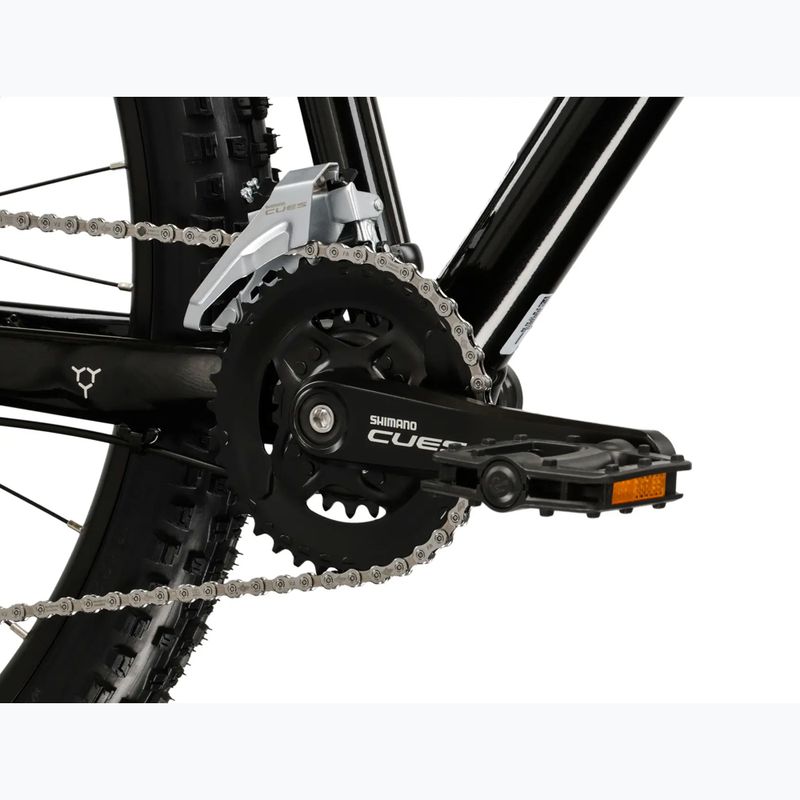 Велосипед гірський KROSS Hexagon 5.0 27.5" чорний/срібний/глянцевий 9