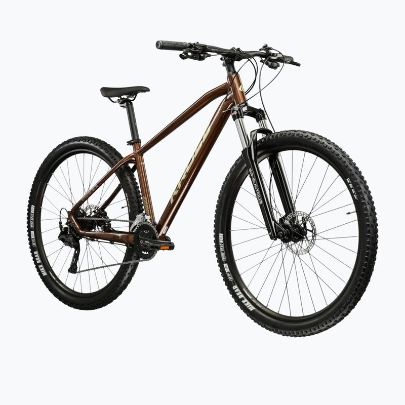 Велосипед гірський KROSS Hexagon 5.0 27.5" коричневий/золотий/глянцевий 2