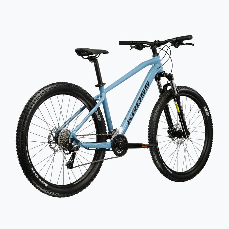 Велосипед гірський KROSS Hexagon 4.0 29" блакитний/чорний/глянець 3