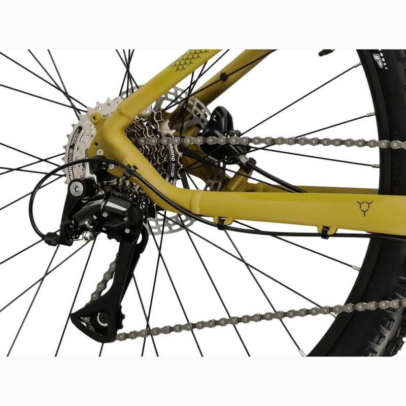 Велосипед гірський KROSS Hexagon 4.0 27,5" коричневий/темно-сірий/матовий 8