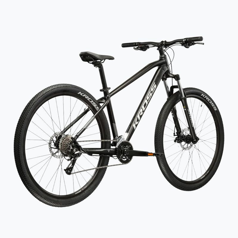Велосипед гірський KROSS Hexagon 3.0 29" чорний/срібний/матовий 3