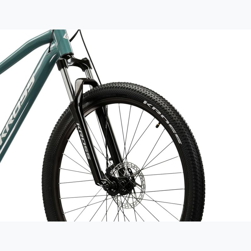 Велосипед гірський KROSS Hexagon 2.0 27,5" зелений/срібний/глянець 5