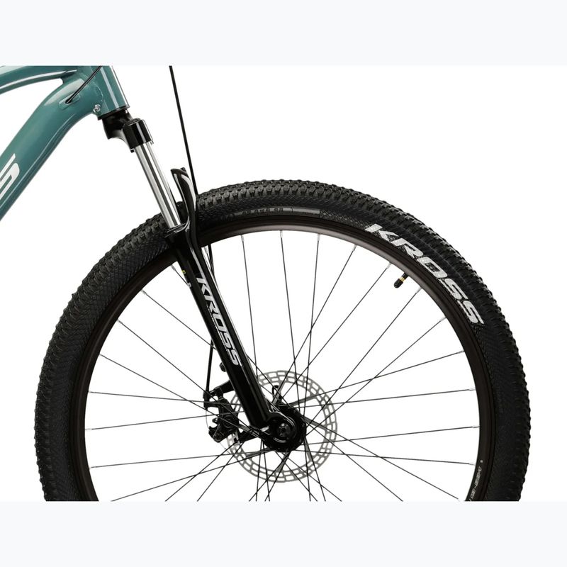 Велосипед гірський KROSS Hexagon 2.0 27,5" зелений/срібний/глянець 6