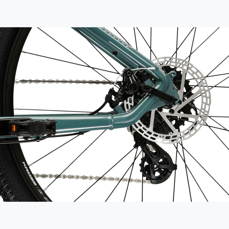 Велосипед гірський KROSS Hexagon 2.0 27,5" зелений/срібний/глянець 11