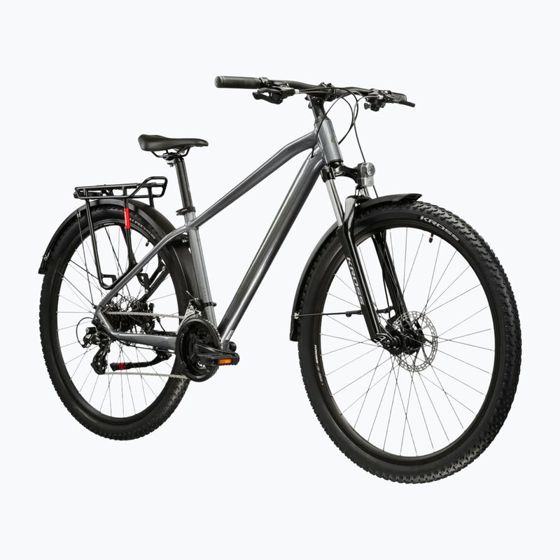Велосипед гірський KROSS Hexagon 2.0 EQ 27,5" сірий/темно-сірий/глянець 2