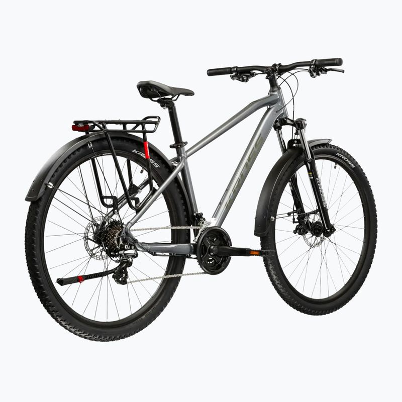 Велосипед гірський KROSS Hexagon 2.0 EQ 27,5" сірий/темно-сірий/глянець 3